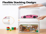 Artiss Clear Acrylic Display Case Box 2 Pack For Toys 54cm DS-27-CLX2