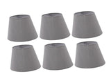 6 Pcs Cloth Lamp Shade Good Light Transmission E14 Candle Bulb Lamp Cover Classic Fabric Lampshade V1294-YM0718-3119220085211