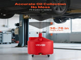 68L Waste Oil Drain Tank, Industrial Fluid Drain Tank with Adjustable Funnel Height, Portable Oil V952-SDLSPYPSL18GVK731001V0
