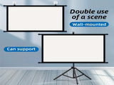 72in Portable and mobile projection screen with tripod stand, 169 HD format, suitable for home V1102-TYYPM002