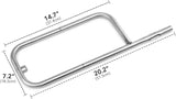 Stainless Steel Grill Burner Tube for Weber Q200 Q220 Q2000 Q2200 396000, 396001, 396002, 566002, V1258-DP02-C-518