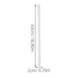 100Pcs Lightweight White Hanger Strips for Clothes Display and Secure Closet Organization, and Easy V1369-AZ3-W-16677