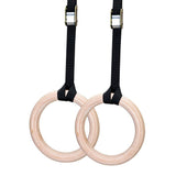 Wooden Gymnastics Rings Perfect For Strength And Conditioning Training 25Mm 19Cm V1189-LWWAL-20260327-04158