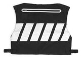 Reflective Safety Vest Cycling Clothes Waistcoat for Courtyard Training Sports EquipmentBlack White V1294-YM0901-3111210127211