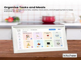 Kitchee 10" Digital Calendar Smart Family Planner - 25.5cm Touchscreen White V238-SUPDZ-42012314927184