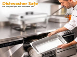 5-Star Chef Chafing Dish 7.5L 3-Pan Buffet Warmer Food Warmer Catering Server CD-9L-3Z-SS