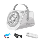 Bubble Machine Automatic Minute Big Bubbles Blower Maker for Outdoor Birthday Parties White V1263-JX-7295-1