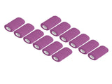12Pcs Bandage Wrap Natural Latex Elastic Self Adhesive Wrap for Cows Dogs Horses 10cm Purple V1294-YM0523-3111220104715