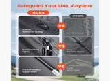 Bike Storage Tent, 4 to 5 Bikes, Outdoor Spacious Bike Storage Tent with Ventilated Window, V952-SXZXCP5675FTAJLWBV0