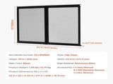 RV Screen Door Protector, 571.5 x 508 mm Door Grille, Easy to Install and Disassemble, Reinforced V952-KKSFCPMMLCH2X8IVGV0
