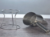 Stainless Steel Pancake Batter Dispenser Baking Cake Funnel Dispenser with Stable Rack for Takoyaki V1294-YM0626-3118220315811