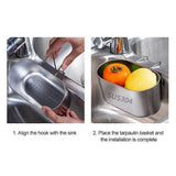 Stainless steel sink drain strainer basket, multifunctional waste filter for kitchen and bathroom, V1189-LC-LY-00015