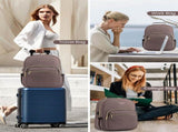 Stylish Laptop Backpack for Women Large Capacity 27L Computer Bag with 15.6 Inch Compartment, USB V1107-CS-XSBJBBBZ