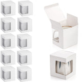 12 Pcs Mug Boxes for Gifts Coffee Mug Gift Box for Blanks Sublimation Mugs Packaging 11oz, 12oz, V1192-AZ-W-17284