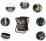 Camouflage Folding Camping Chair Portable Compact Adjustable Fishing Stool for Outdoor Use V1258-DP02-BOL-479