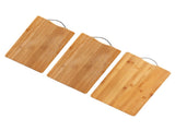 3 Pcs Bamboo Cutting Board Double Sided Double Use Different Sizes Wood Cutting Board Set for Home V1294-YM0626-3118220313911