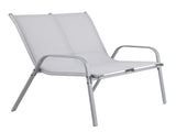Gardeon Garden Bench Seat Steel Outdoor Patio Park Lounge Backyard Chair Grey GB-STA-BENCH-GE