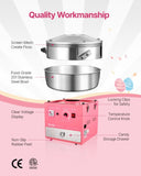 VEVOR Electric Cotton Candy Machine, 1000W Commercial Candy Floss Maker with 52cm Stainless Steel V952-TSDRMHTJFSWGMOD1VV3