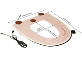 USB Heated Toilet Seat Cover with Capybara Design Soft Plush, Washable, Fast Heating, 5-Level V1341-ZY-69VLM7RR-PINK