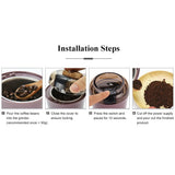 Electric Pill Crusher and Grinder - Fine Powder for Small or Large Pills, Elders or Pets. Coffee V1192-AZ-W-9189