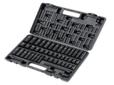 3/8" Impact Socket Set, 48 Piece Socket Set SAE & Metric 8-22mm6 Point Cr-V V952-CJT38SAECRV48ZGF4V0