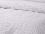 Vintage Design Homewares Malvern White Cotton Quilt Cover Set Double V442-HIN-QUILTCS-MALVERN-WHITE-DS