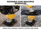 BAUMR-AG 77KG 285 x 345mm Tamping Rammer, 10kN 6.5hp, w/ Transport Wheel Kit, Compactor for Soil V219-COMRMRBMW7CA