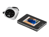 Door Peephole Viewer 120 Degree View HD Night Vision 2 Way Intercom Smart Video Doorbell V1294-YM0901-3114240040011