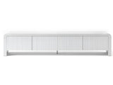 Artiss TV Unit Entertainment Unit Storage Cabinet 180cm White FUR-Z-CT03-TV180-WH-AB