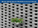 20Pcs Brick Clips,Heavy Duty Wall Brick Clips or Brick Hangers,Brick Hangers No Drill Pure Metal V1192-AZ-W-22341