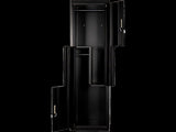 Black Two-Door L-shaped Office Gym Shed Storage Lockers V63-835091