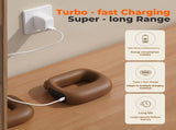 Portable Heated Fascia Ring Massager with 5-Speed Vibration & USB-C Charging Deep Tissue Muscle V1107-CS-ZDAMQ3