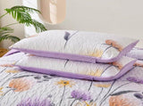 Knit Quilted coverlet and pillowcovers set Cozy and Textured - Queen size V745-MAC080645Q13U