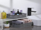 8-Pack Woven Plastic Storage Baskets for Bathroom Vanity, Kitchen Pantry & Office Desk Organization V1107-CS-FTSNK