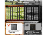 61 Pack Deck Balusters, 82 cm Galvanized Steel Railing Spindles, Hollow Rectangle Metal Decking V952-BPKLGZT61G328HWPY001V0