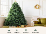 Jingle Jollys Christmas Tree 1.8M Xmas Tree Decorations Pine Needles 1024 Tips XM-TR-FULL-6F-PINE