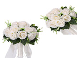 Artificial Rose Bridal Bouquet Beautiful Elegant Lightweight Artificial Rose Bouquet Wedding V1294-YM0901-3115250116111