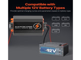 12V 40A DC to DC Battery Charger, 500W, On-Board Battery Charger for Lead-Acid, Lithium, AGM, GEL, V952-ZLDZLDDYSRCDCJ0ZKV9