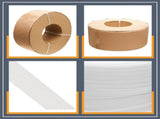 1/2 Inch Strapping, Polypropylene Heavy Duty Poly Packaging Strapping Roll 440 Lbs Break V1259-DP01-A-1162