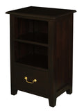 Tasmania 1 Drawer Solid Mahogany Timber Lamp Table V199-LT001PNC