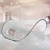 Foldable Portable Mosquito Net for Camping & Travel Outdoor Picnic Bug Protection 1.3m x 0.6-1m V1366-AZ2-W-11665