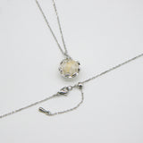 Gift Box - Aroma Necklace White Gold - Planet Stardust Crystal Purify Oil Blend V760-GBAJ - 10