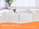 Rooster Farms 1.48m PVC Dog Whelping Box Puppy Birthing Pen - Anti-Crush Rail V238-SUPDZ-41965128384592