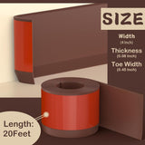 Flexible Wall Base Baseboard Molding Trim, 4 Inch Self-Adhesive Vinyl, Peel and V1259-DP01-A-2223