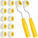 4/5-inch mini paint roller, foam roller paint, mini paint tool for trimming or corner trimming V1366-AZ2-W-14379