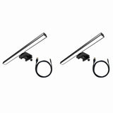 2X Monitor Light Bar, LED Desk Lamp Dimmable Computer Lamp Eye-Caring Lamp USB Reading Light V1192-AZ-W-22470