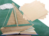 5Pcs Unfinished Sheets 3Mm Smooth Wooden Plates for DIY Decoration V1369-AZ3-W-10515