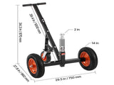 Trailer Dolly, 1000lbs Tongue Weight Capacity, Carbon Steel Trailer Mover with 2 inch Ball, 14 inch V952-TYSDQYC1000BJMKIYV0