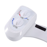 Self Cleaning Single Nozzle Hot Cold Fresh Water Spray Non Electric Bidet Bathroom Toilet Seat V1294-YM0901-US-JY00245