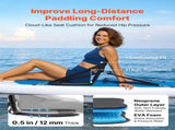 Kayak Seat, 1 Pack 12 mm Thick, Universal Paddle Board Seat with Back Support, Sit-on-Top Soft V952-PHTRZYEVAPMJEN4JO001V0